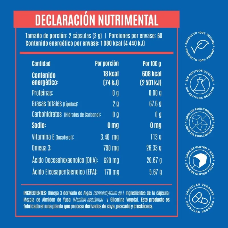 Premium Omega 3  120 Caps miniatura 2