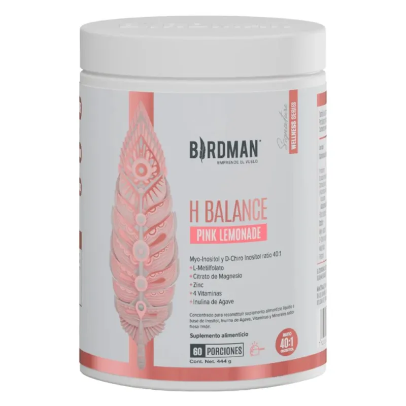 H-Balance Inositol con Magnesio y Vitaminas Pink Lemonade 444 g