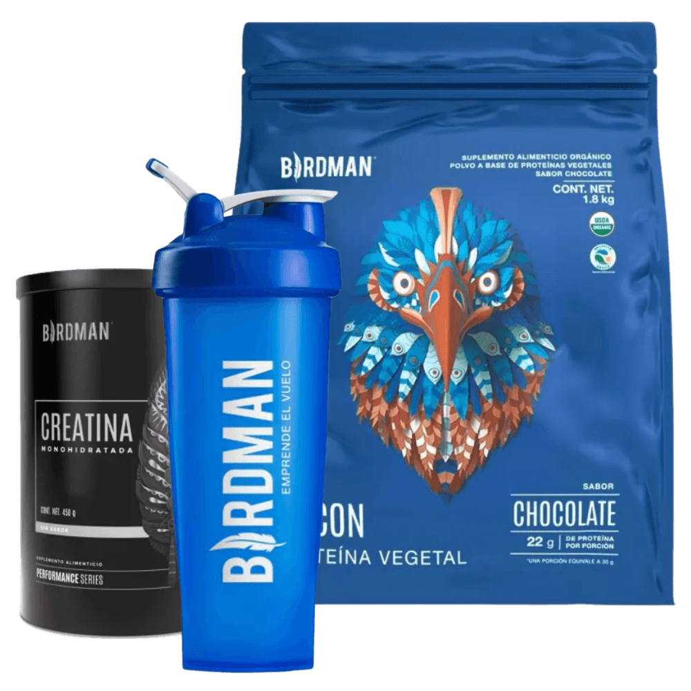 Pack Creatina 450g + Falcon Chocolate 1.8 kg + Shaker miniatura 2