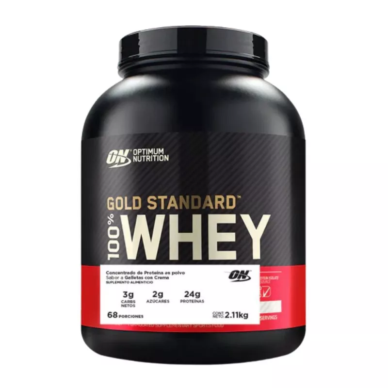 Gold Standard 100% Whey 4.6 Lb Galletas con Crema